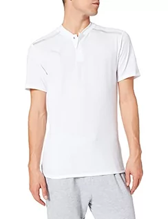 Koszulki męskie - Puma Koszulka męska Teamcup Casuals Polo White-Gray Violet XL 657976 - grafika 1