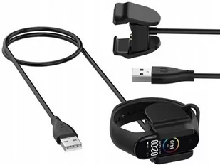 Ładowarka Kabel Do Xiaomi Mi Band 5 Klips 100Cm - Akcesoria do smartwatchy - miniaturka - grafika 1