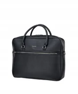 Torby na laptopy - Torba Na Laptopa Męska Aktówka do Pracy 15'' PUCCINI Czarna BLXP0033 1 - miniaturka - grafika 1