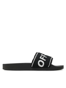 Off-White Klapki OMIC001S22MAT0031001 Czarny - Klapki i japonki męskie - miniaturka - grafika 1