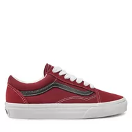 Trampki damskie - Tenisówki Vans Old Skool VN0A2Z42MDB1 Czerwony - miniaturka - grafika 1