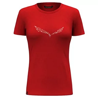 Koszulki i topy damskie - Salewa Solidlogo Dri-Release® T-shirt damski, Flame, 2XL, Flame, XXL - grafika 1