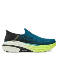 Sneakersy męskie - Sneakersy Skechers 220565/BLBK 220565/BLBK Niebieski - miniaturka - grafika 1