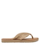 Klapki i japonki damskie - Tommy Hilfiger Japonki Th Elevated Beach Sandal FW0FW06985 Brązowy - miniaturka - grafika 1