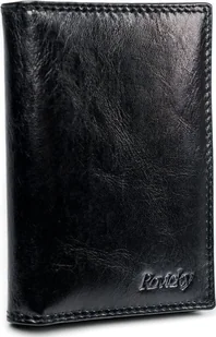 Rovicky Etui na karte skórzane N1912-RVTK Black Nie dotyczy - Etui na dokumenty i karty - miniaturka - grafika 1