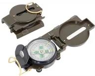 Metalowa Wojskowa Busola/Kompas Soczewkowy US ARMY. + Pokrowiec do Paska.