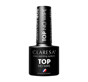 Claresa Claresa, top No Wipe, 5 ml - Utwardzacze do paznokci - miniaturka - grafika 1