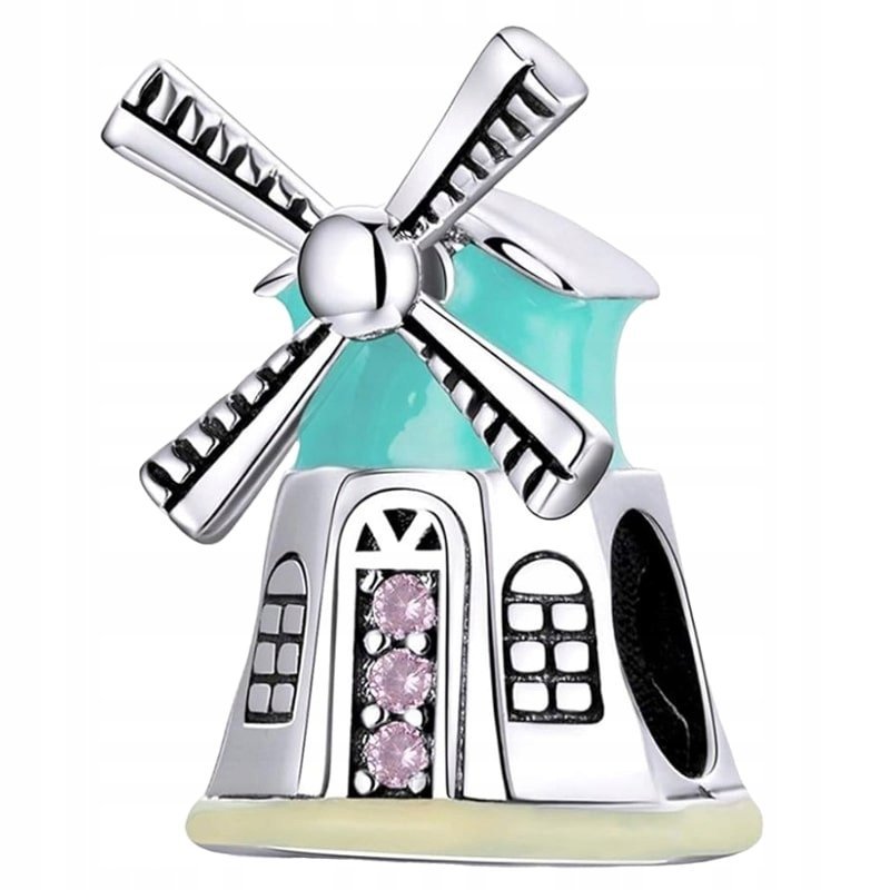 Charms Zawieszka Charms Wiatrak Srebro 925 Charmsy Trusky