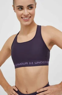 Under Armour biustonosz sportowy Crossback kolor granatowy - Bielizna sportowa damska - miniaturka - grafika 1