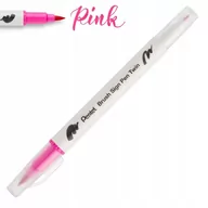 Kredki, ołówki, pastele i pisaki - Pisak PENTEL Brush Sign Pen Twin SESW30 różowy - miniaturka - grafika 1