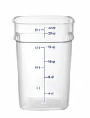 Pojemniki kuchenne - Pojemnik na żywność CamSquares Fresh Pro Cambro 22,8L transp. 289x289x401mm - miniaturka - grafika 1