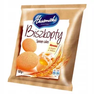 Ciastka - Eurosnack Biszkopty Aksamitki Okrągłe Sponge Cakes Delikatne 120G - miniaturka - grafika 1