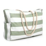 Torebki damskie - TOREBKA DAMSKA na ramię TORBA duża BOHO shopper pojemna PLAŻOWA - miniaturka - grafika 1