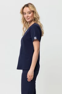 Bluza Medyczna Emily Granatowa Rozmiar: XS - Odzież medyczna - miniaturka - grafika 2