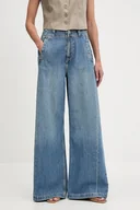 Spodnie damskie - Pepe Jeans jeansy damskie kolor niebieski PL205083 - miniaturka - grafika 1