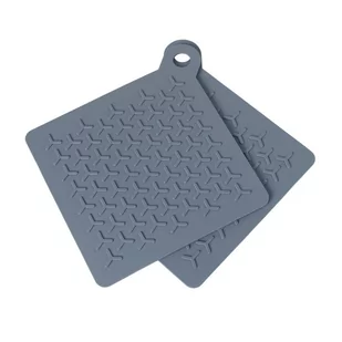 Blomus Zestaw 2 podkładek pod naczynia BLOMUS Flint Stone Flip, szary, 19,5x19,5 cm - Miseczki i talerzyki dla dzieci - miniaturka - grafika 1