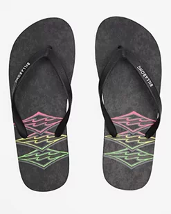 BILLABONG Tides, Japonki męskie, Stealth, 41 EU, Stal nierdzewna - Klapki i japonki męskie - miniaturka - grafika 1