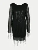 Sukienki - Noisy May Sukienka koktajlowa Starlet 27031991 Czarny Loose Fit - miniaturka - grafika 1