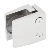 Meble modułowe i akcesoria - Uchwyt do płyty/szkła na ścianę chrom - miniaturka - grafika 1