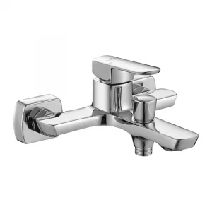 LAVEO BAC 010D CALLA Bateria wannowa ścienna bez zestawu natryskowego Jednouchwytowa Sposób montażu: ścienny Głowica: 30 mm Wykończenie: chrom - Baterie wannowe i prysznicowe - miniaturka - grafika 1