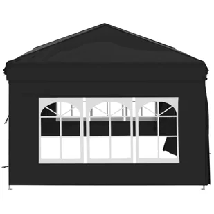 Składany namiot imprezowy ze ściankami, czarny, 3x6 m - Pawilony ogrodowe - miniaturka - grafika 5