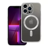 Etui i futerały do telefonów - Etui Futerał Electro Mag Cover do iPhone 13 Pro srebrny - miniaturka - grafika 1
