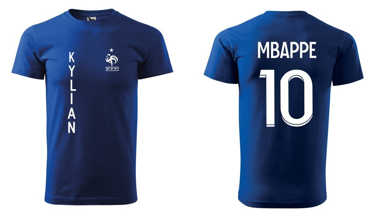 Koszulka Kylian Mbappe 10 FRANCJA jr Katar'22