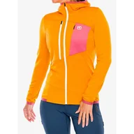Bluzy narciarskie - Bluza damska Ortovox Fleece Grid Hoody - miniaturka - grafika 1