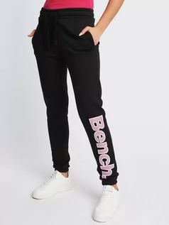 Spodnie sportowe damskie - Bench Spodnie dresowe "Corey" w kolorze czarnym - grafika 1
