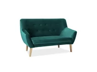 Sofy i kanapy - Signal SOFA NORDIC 2 VELVET KOLOR ZIELONY TAPICERKA BLUVEL 78 / BUK - miniaturka - grafika 1