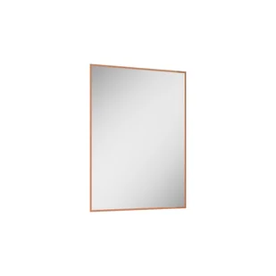 Lustro łazienkowe led barwa neutralna prostokątne 60x80 cm Elita Sharon Square różowe złoto RE060603015450 - Lustra - miniaturka - grafika 1