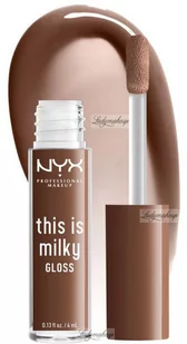 NYX Professional Makeup - This is Milky Gloss Milkshake - Błyszczyk do ust - 4 ml - MILK THE COCO - Błyszczyki do ust - miniaturka - grafika 1