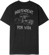 Koszulki męskie - t-shirt męski INDEPENDENT POR VIDA TEE Black - miniaturka - grafika 1