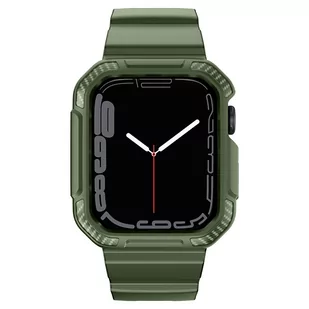 Kingxbar CYF106 2w1 pancerne etui Apple Watch SE, 8, 7, 6, 5, 4, 3, 2, 1 (41, 40, 38 mm) z paskiem zielone - Akcesoria do smartwatchy - miniaturka - grafika 3