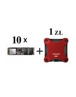 Kup 10 x ADATA DYSK SSD XPG SX8200 PRO 1TB PCIe 3x4 a otrzymasz ADATA DYSK SSD SD620 512GB RED za 1 zł null - Dyski SSD - miniaturka - grafika 1