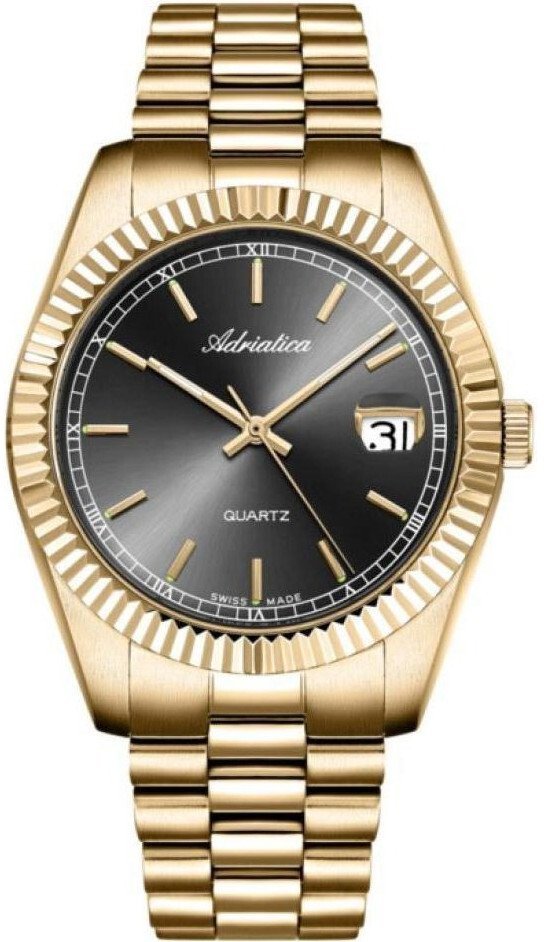 Zegarek męski Adriatica A1090.1116Q złoty