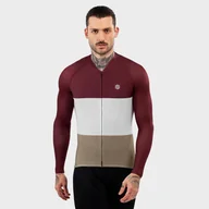 Bluzy na rower - Koszulka krótki rękaw Kolarstwo SIROKO M2 Triplet Bordowy Mężczyzna - miniaturka - grafika 1