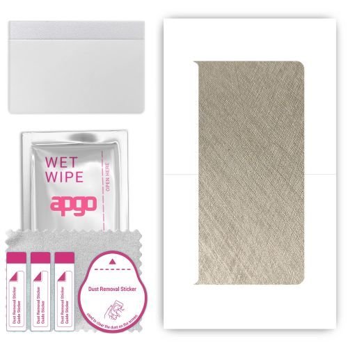 folia naklejka skórka strukturalna na TYŁ do Lenovo Legion Y900 - Tytan Srebrny - apgo SKINS