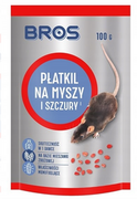 Zwalczanie i odstraszanie szkodników - Bros Sp z o.o Płatkil na myszy i szczury 100g 55230-uniw - miniaturka - grafika 1