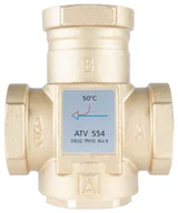 Akcesoria grzewcze - Zawór temperaturowy ATV 554, DN32, Rp1 1/4 ", kvs 9, 50°C - miniaturka - grafika 1