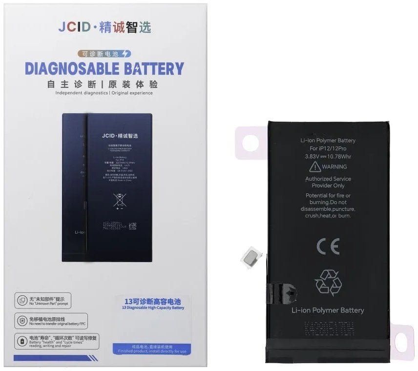 Bateria JCID Bateria z możliwością przypisania do iPhone 12 / 12 Pro standardowa pojemność