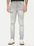 Spodnie męskie - Richmond X Jeansy UMP25286JE Szary Slim Fit - miniaturka - grafika 1