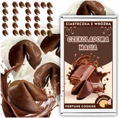 Pieczywo chrupkie - Ciasteczka z Wróżbą 100 szt Czekoladowe Podziękowanie Upominek Prezent Gift - miniaturka - grafika 1