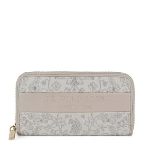 Duży Portfel Damski U.S. Polo Assn. WIUXT8463WZC Beżowy - Portfele - miniaturka - grafika 1