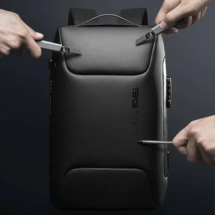 Plecak antykradzieżowy Bange wodoodporny na laptopa do 15.6" wielofunkcyjny Czarny - Torby fotograficzne i futerały - miniaturka - grafika 10