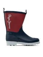 Buty dla chłopców - Pepe Jeans Kalosze Storm Basic PBS50097 Granatowy - miniaturka - grafika 1