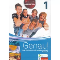 LektorKlett - Edukacja Genau! 1 Podręcznik + CD - LektorKlett - Podręczniki dla liceum - miniaturka - grafika 1