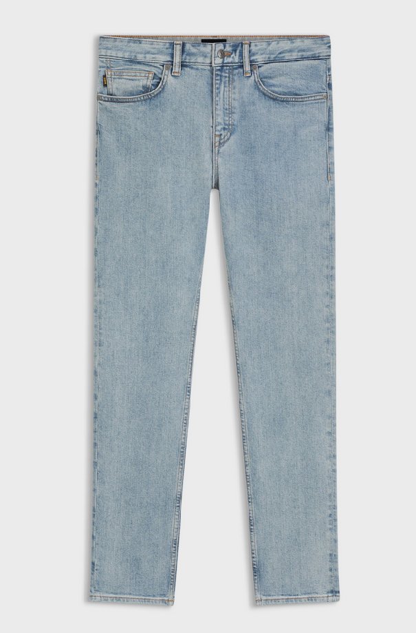 Jeansy męskie hugo boss jeans slim fit chiaro altro