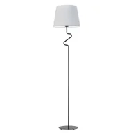 Lampy stojące - Czarna lampa stojąca FOGO w stylu skandynawskim - miniaturka - grafika 1