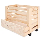 Skrzynie ogrodowe - Skrzynka drewniana na ziemniaki 61x42x43 cm - miniaturka - grafika 1